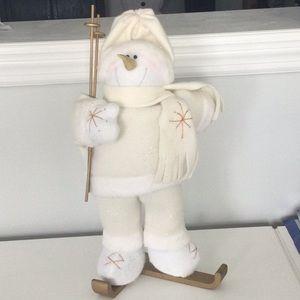 Skiing Snowman